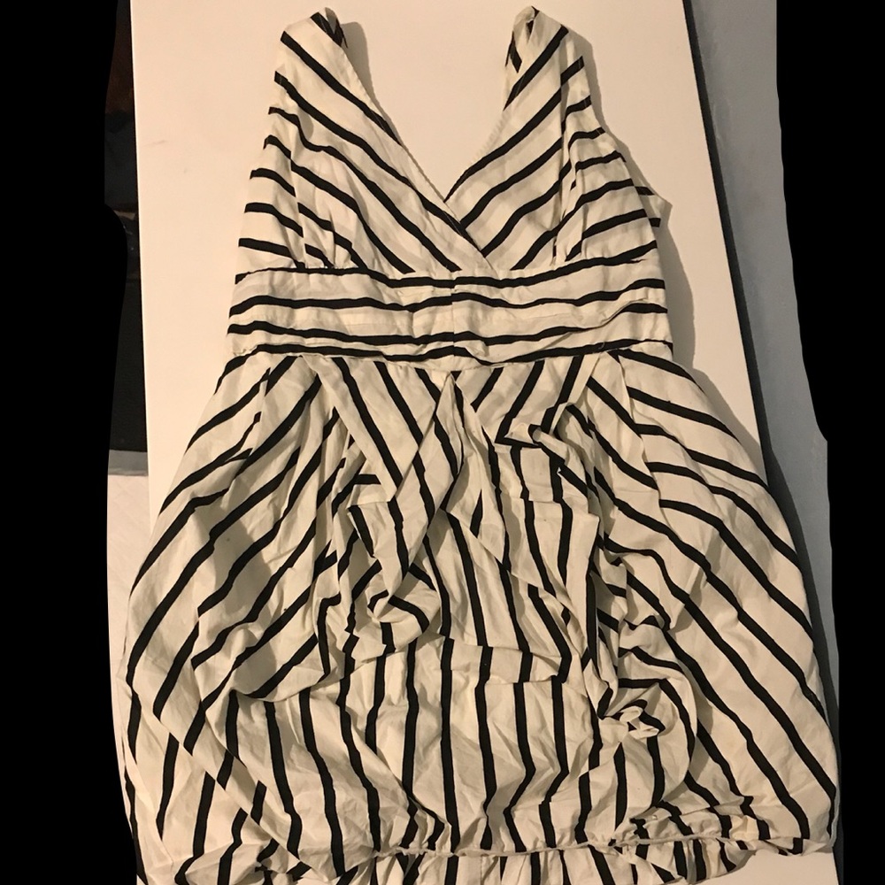 White&black dress